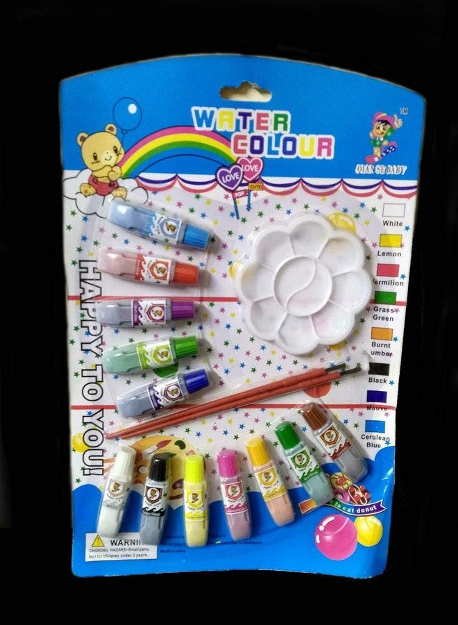 Brille Bee Kid's Watercolor Paints Set for kids to learn arts and crafting - Image 1